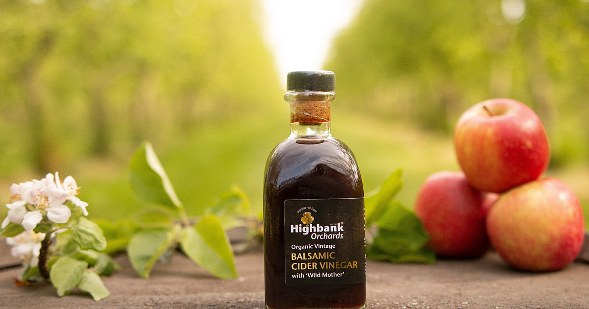 Organic Balsamic Cider Vinegar with Wild Mother | Highbank Orchards